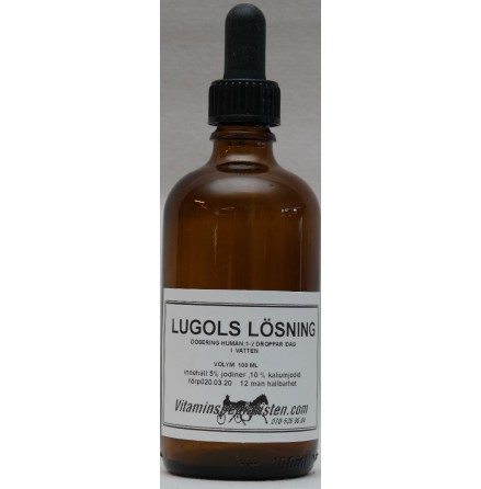 Lugols lsning  100 ml -Iodine